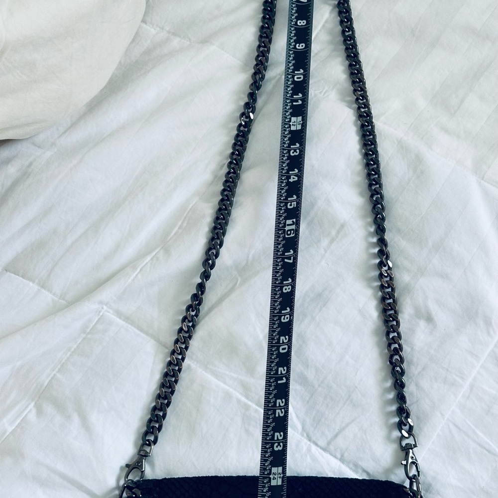 Black Chain Crossbody/Clutch Bag - Picture 13 of 15